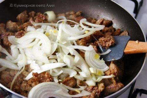 Вкуснейшая печень.  Ингредиенты: 03