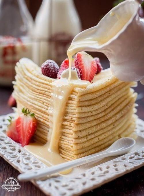 Нежнейшие заварные блинчики.