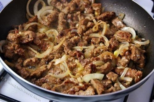 Вкуснейшая печень.  Ингредиенты: 04