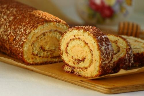 Рулет Медовик с масляным кремом. 02