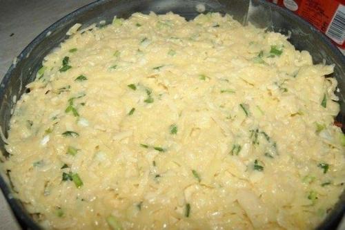 Картофельный - пирог запеканка. 03