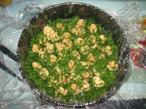 Салат Грибная Поляна (закусочный торт. 02