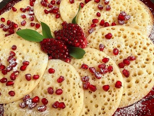 Марокканские блинчики. Пузырчатые и воздушные. 02 Марокканские блинчики. Пузырчатые и воздушные. 02