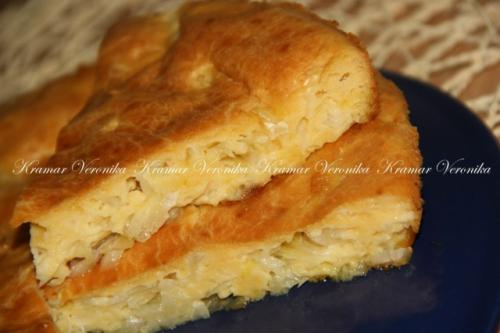 Ленивый пирог с капустой 