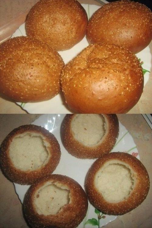 Жульен в булочках. 03