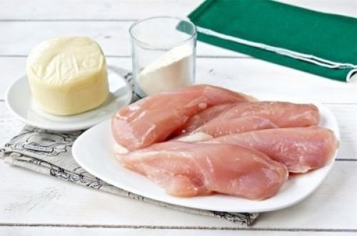 Вкусный ужин: куриные рулетики с сыром. 01