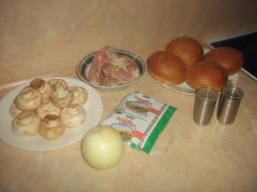 Жульен в булочках. 01