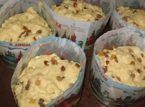 Александрийское тесто (для куличей).
