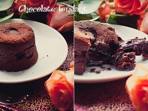 Шоколадный фондан от джейми Оливера.