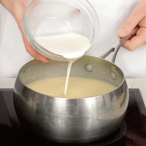 Суп - пюре из цветной капусты с сырными шариками. 03