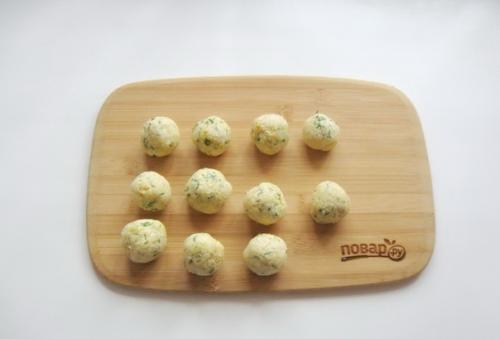 Овощной суп с сырными шариками. 04