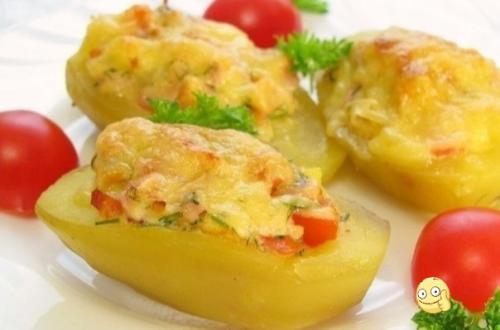 Фаршированный картофель. Ингредиенты: Фаршированный картофель. Ингредиенты: