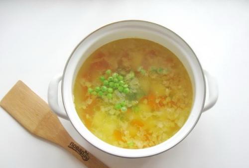 Овощной суп с сырными шариками. 02