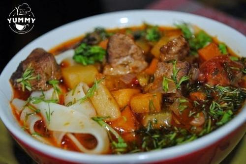 Лагман.  Необходимо для приготовления: