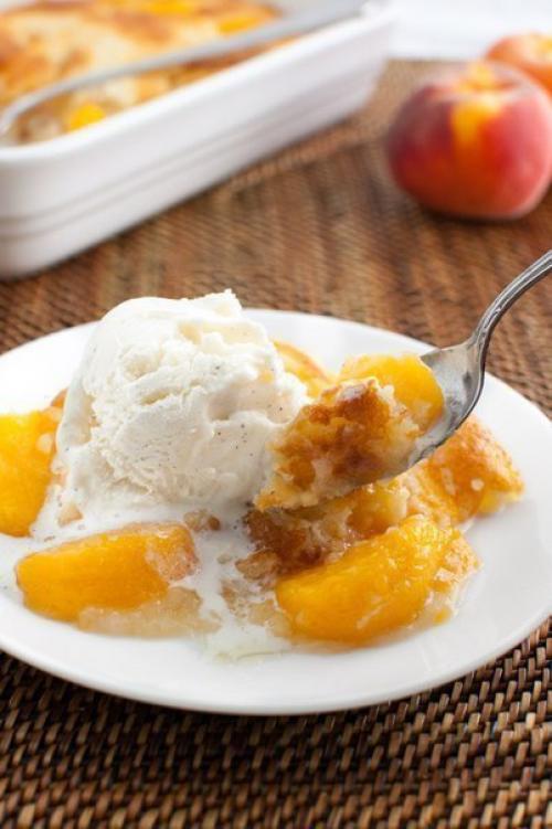 Персиковый коблер.   Коблер - это фруктовый пирог очень простой в приготовлении и сказочно вкусный. 05