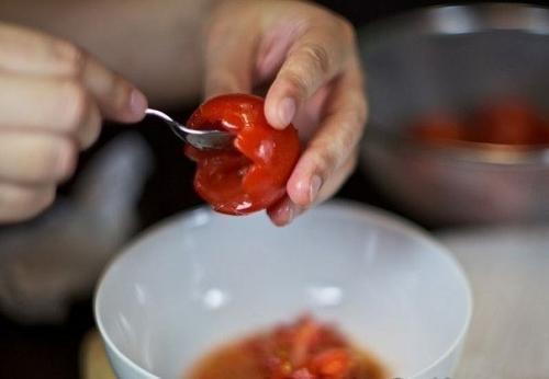 Помидоры, фаршированные мягким сыром. 02