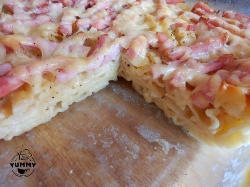 Макаронная запеканка Ленивая. 06