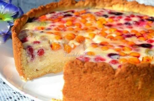 Пирог Ягодное Искушение с творожно - ягодной начинкой?