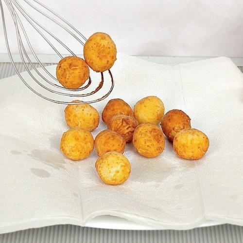 Суп - пюре из цветной капусты с сырными шариками. 05