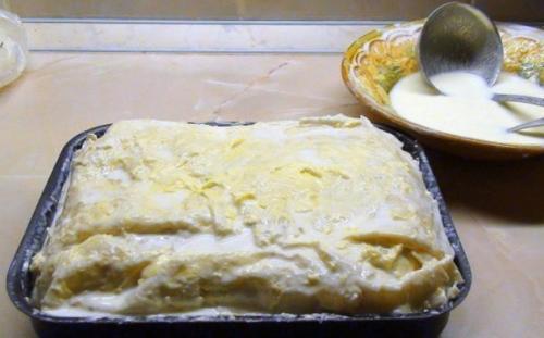 Ачма с сыром и творогом. 05