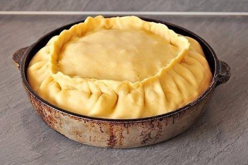 Пирог с картофелем и мясом. 02