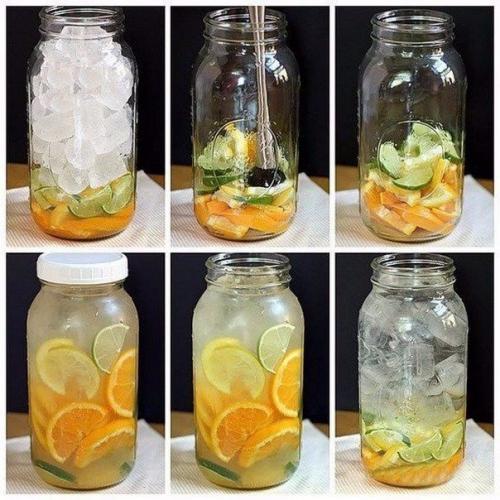 Цитрусовая вода.  Приготовление (на 2 литра воды: