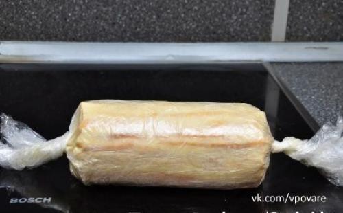 Торт Слоеное Полено. 05