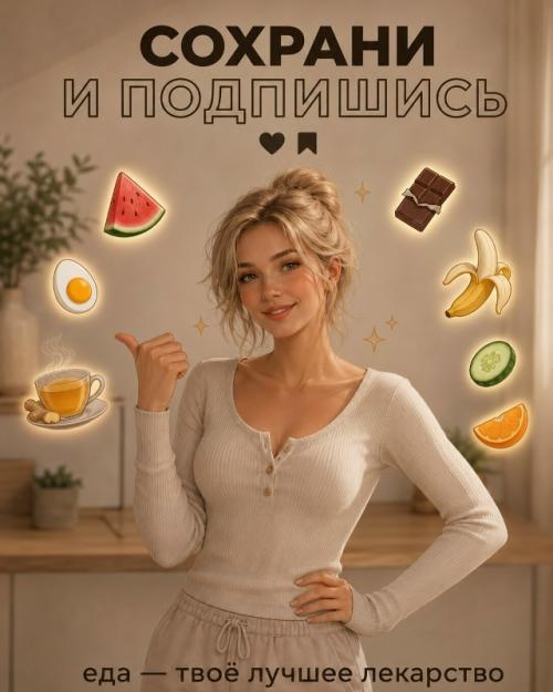 Сохраняй подборку и не забывай: еда - это не только вкусно, но и забота о себе. 06