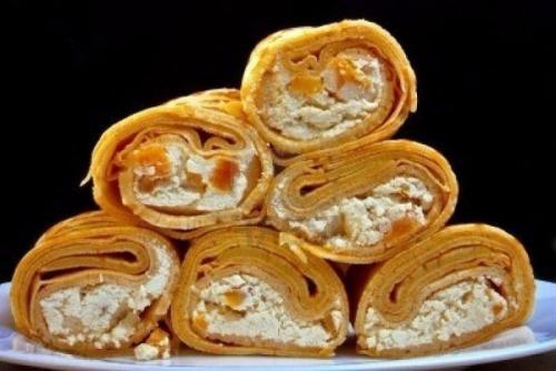 10 рецептов творожной начинки для блинчиков. 04