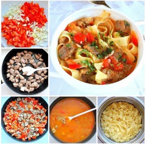 Рецепт вкусного лагмана в ленту!