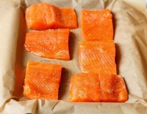 Запеченный лосось в медово - горчичном соусе. 03