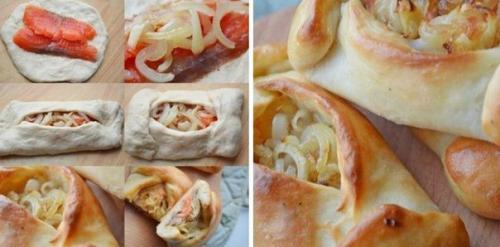 Кулебяки с рыбой.