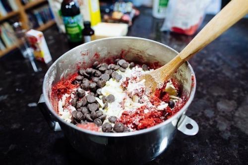 Печенье красный бархат. 01