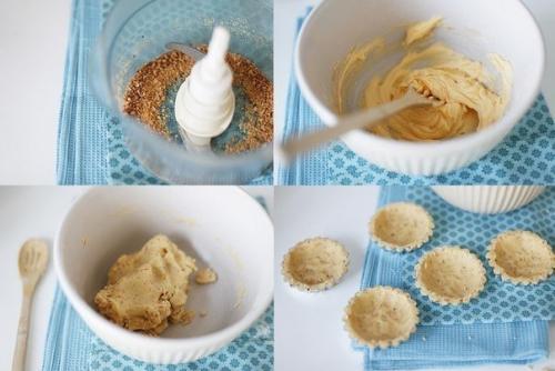 Корзинки с абрикосовым кремом зефир. 01