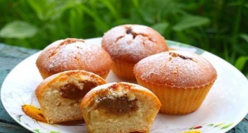 Кексы со сгущенкой. Кексы со сгущенкой.