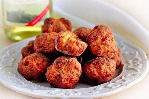Мини - булочки с сыром и чесноком. 06