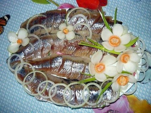 Вкусная и быстрая селедка в маринаде.