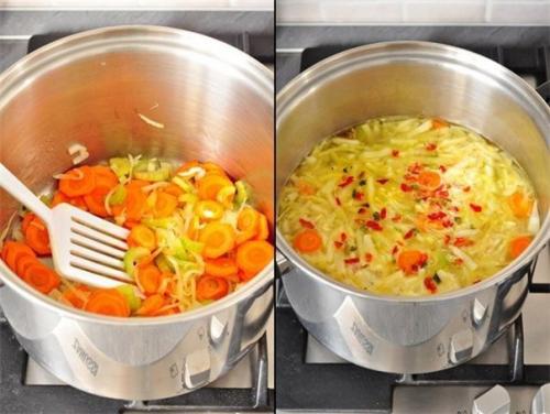 Суп с фрикадельками и овощами. 01
