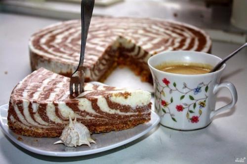 Творожный торт без выпечки?