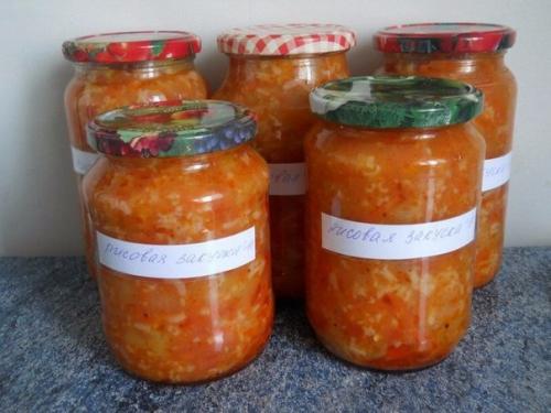 Рисовая закуска.   Уже много лет мы рисовую закуску делаем.