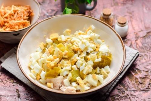 Салат Гнездо Аиста. 01 Салат Гнездо Аиста. 01