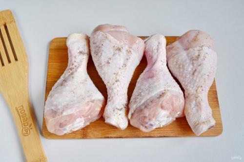 Куриные ножки, запеченные с рисом и овощами. 04