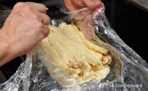 Торт Слоеное Полено. 04