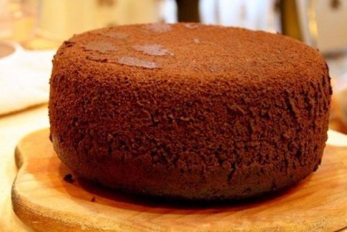 Шоколадный бисквит.  Ингредиенты: