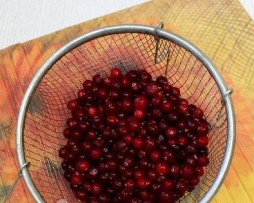 Пирог с клюквой и сметаной. 04