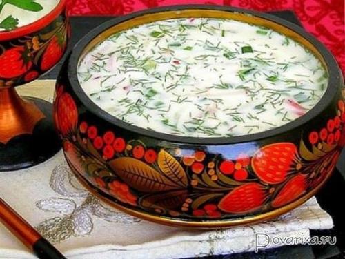Топ - 5 вкуснейших рецептов окрошки. 01