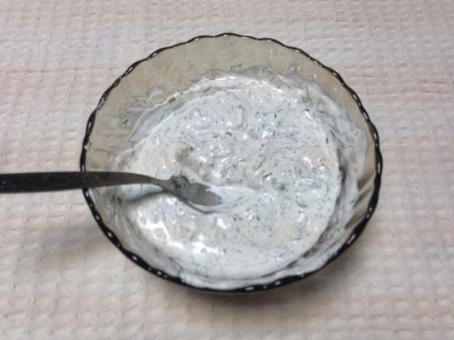 Молодой картофель под сметанным соусом. 04