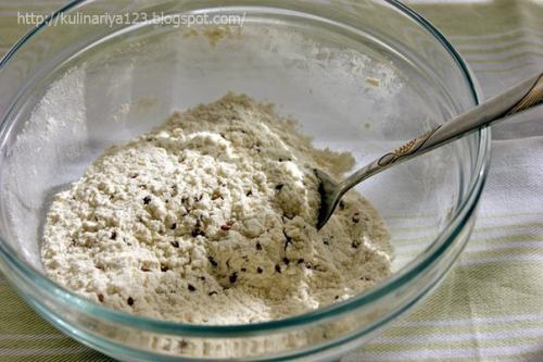 Крекеры с семенами льна. 02 Крекеры с семенами льна. 02