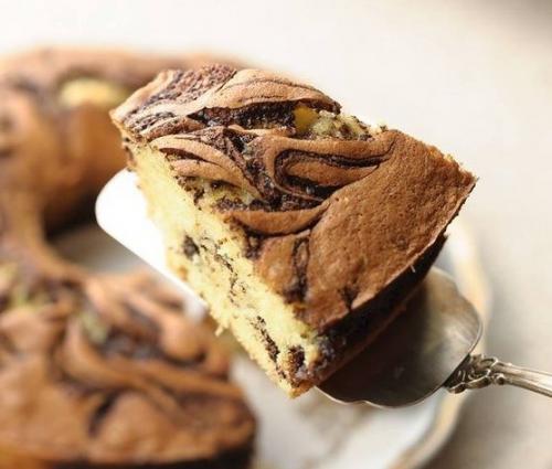 Мраморный кекс.  Ингредиенты: 01