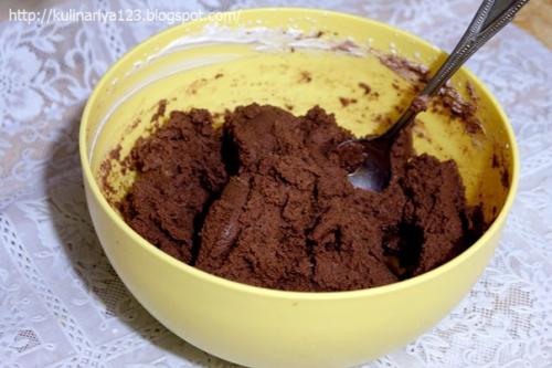 Шоколадный торт с трюфельным кремом. 06